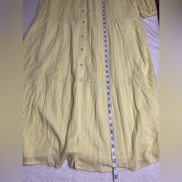 American Eagle Outfitters Yellow Long Sleeve Dress - Picture 7 of 12